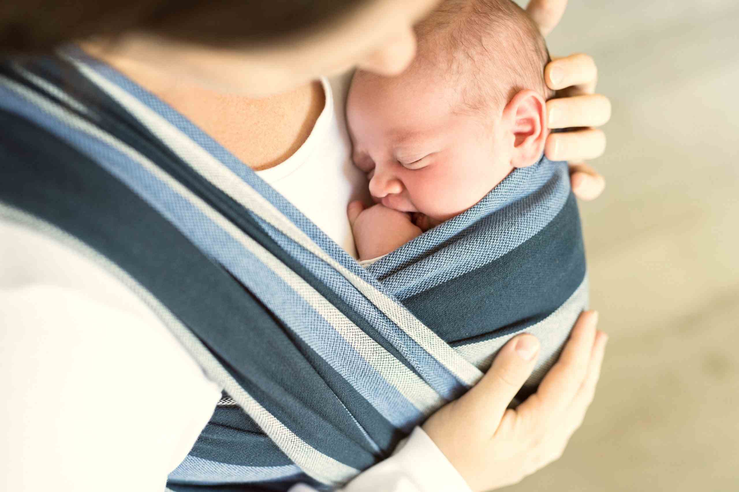 Canguro para Bebe, Rebozo para Cargar Bebe, Porteo Ergonomico para